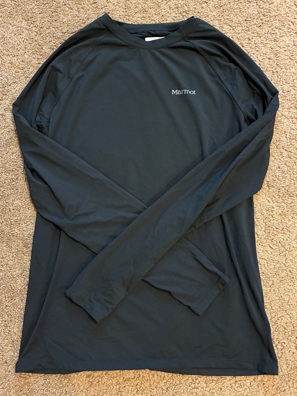 Marmot M Men's Long Sleeve Black Thermal Base Layer